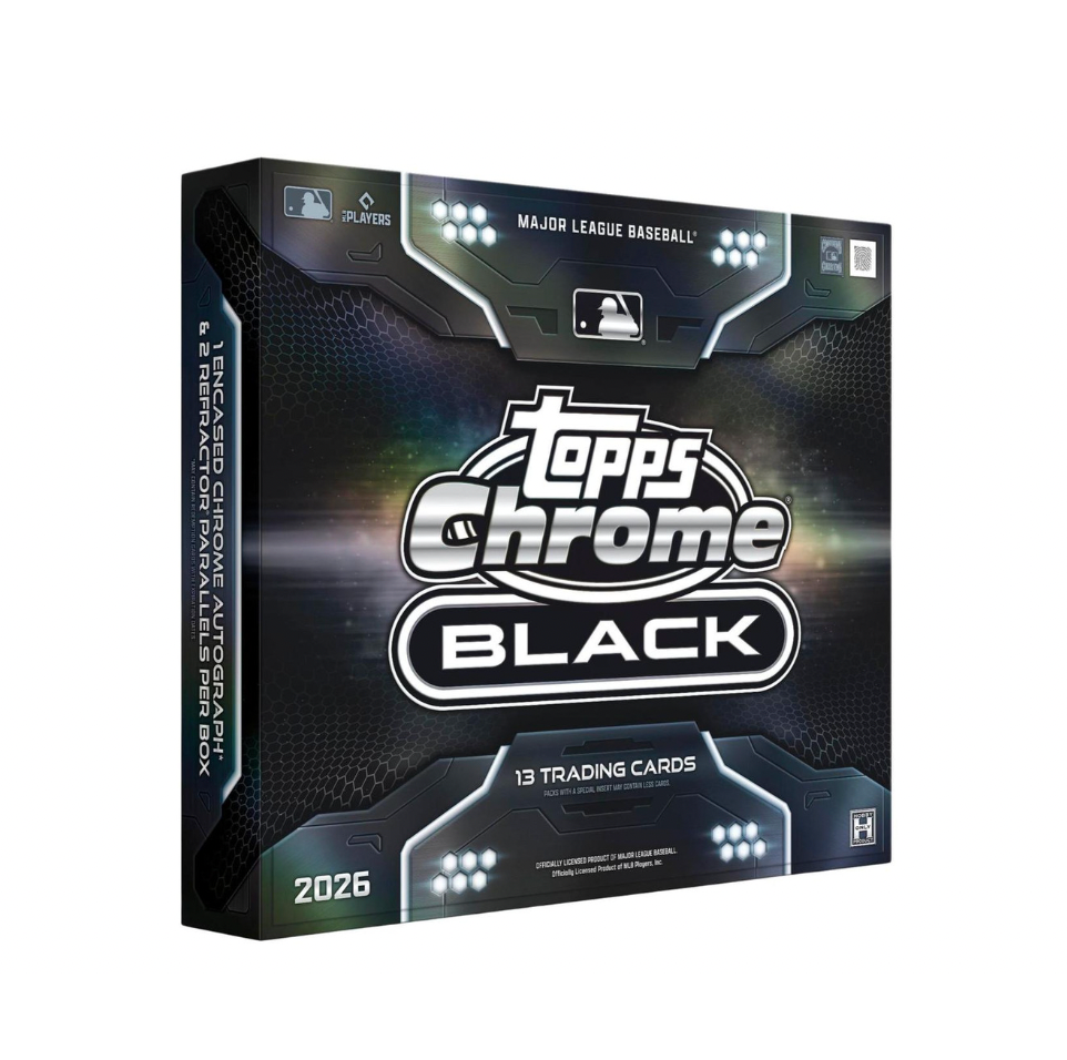 2026 Topps Chrome Black Baseball Hobby Box